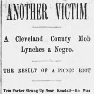 "Another Victim" newspaper clipping