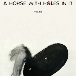 Cover of book showing abstract black ink image slightly resembling a horse