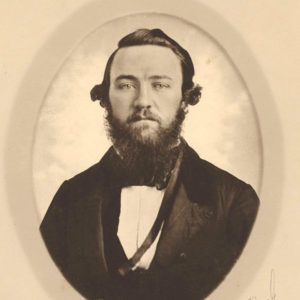 Formal portrait of man with beard and mustache