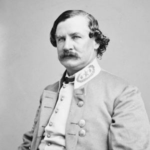 White man with mustache in military uniform