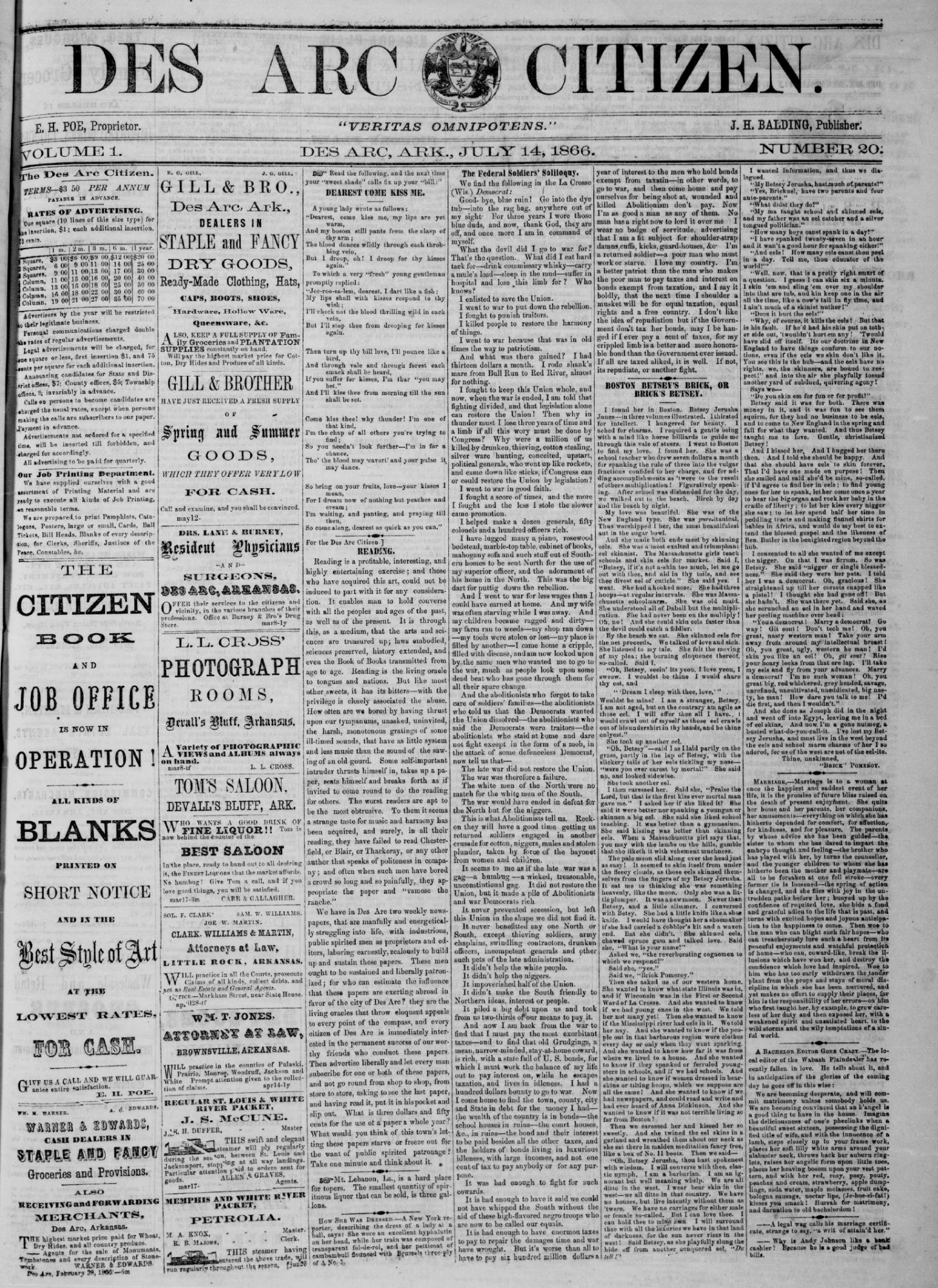 Des Arc Citizen Encyclopedia of Arkansas