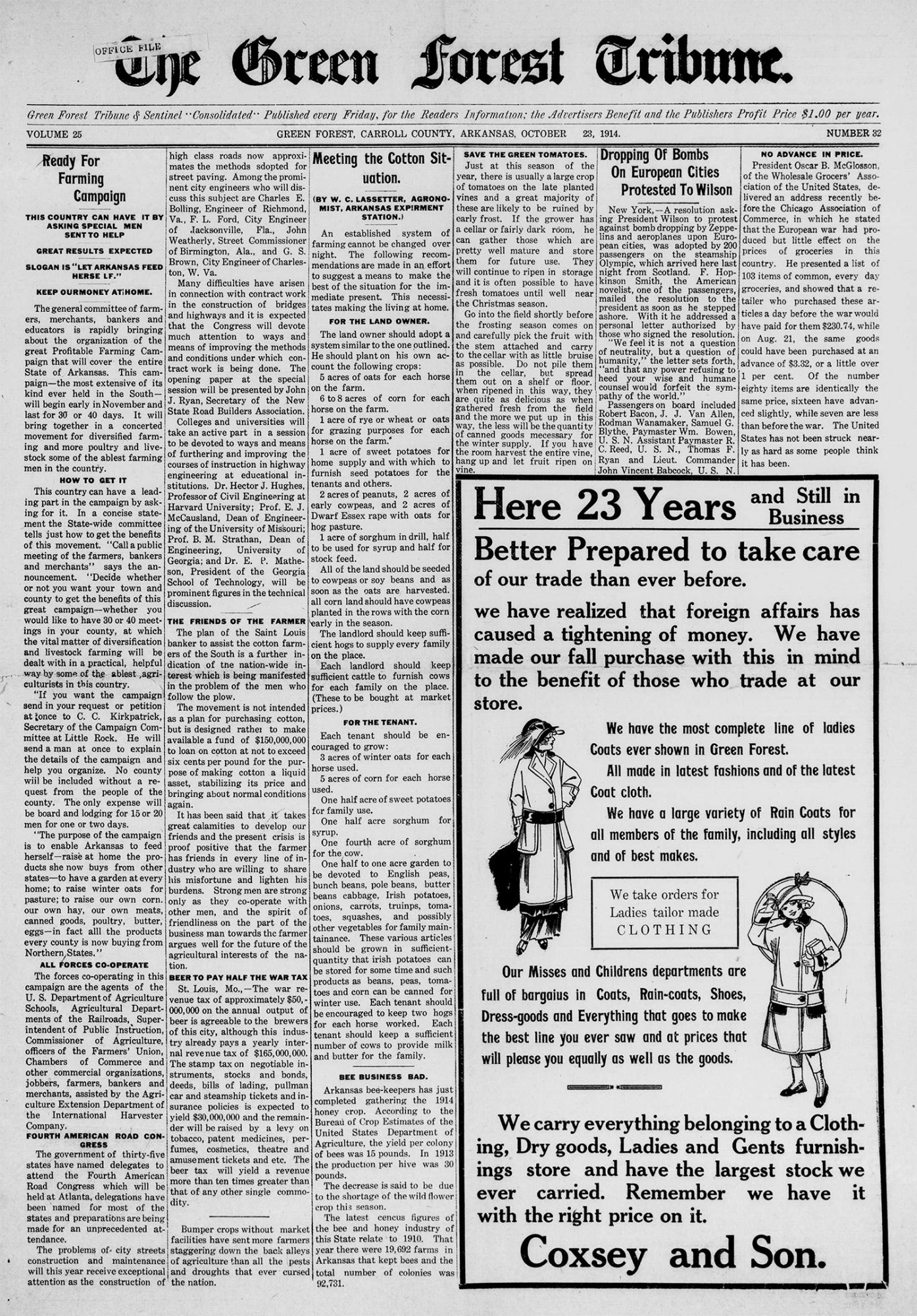 Green Forest Tribune Encyclopedia of Arkansas