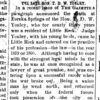 "The Late Honorable T. D. W. Yonley" newspaper clipping