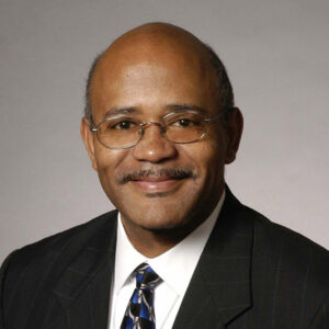 African American man in suit and tie