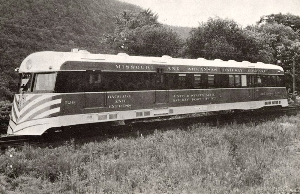 Railroad engine sitting on tracks