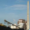 Industrial buildings with large chimney