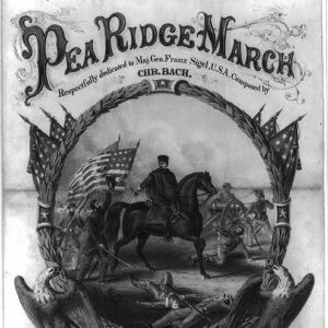 Sheet music "Pea Ridge March"