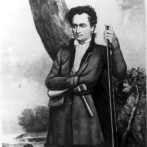 White man holding rifle