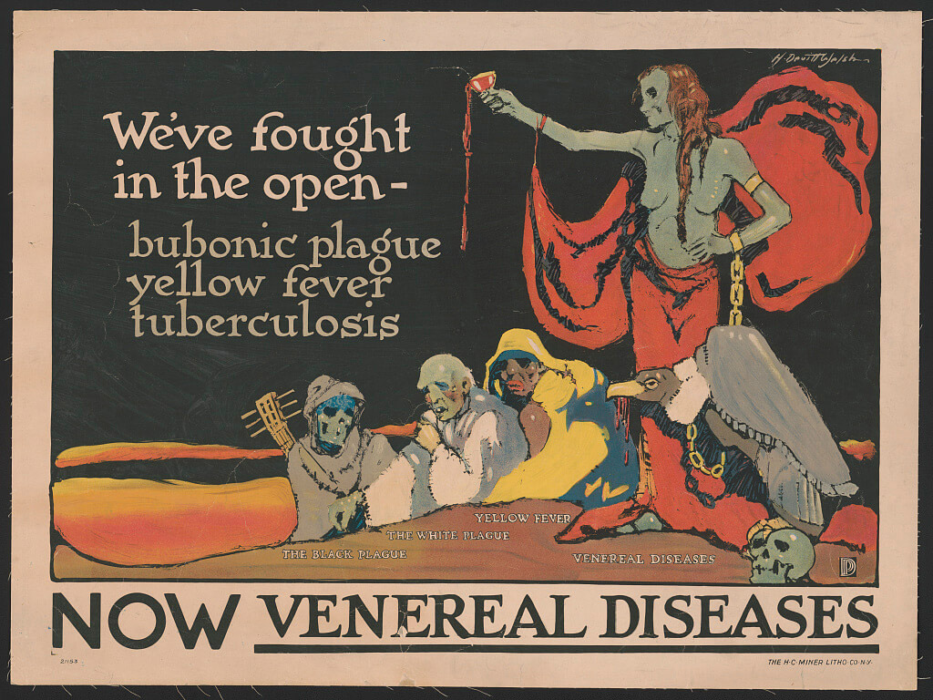 Poster "Now Venereal Diseases"