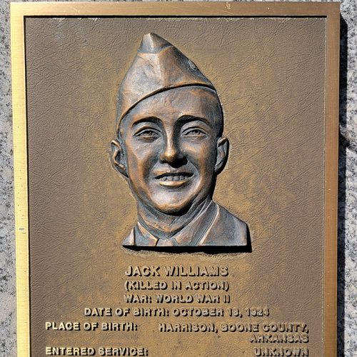 Williams, Jack Plaque - Encyclopedia of Arkansas