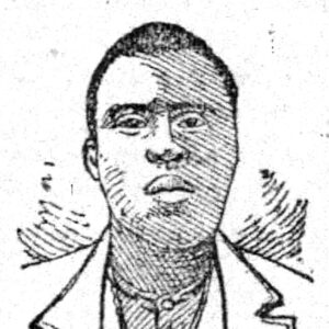 Drawing of African American man in suit jacket