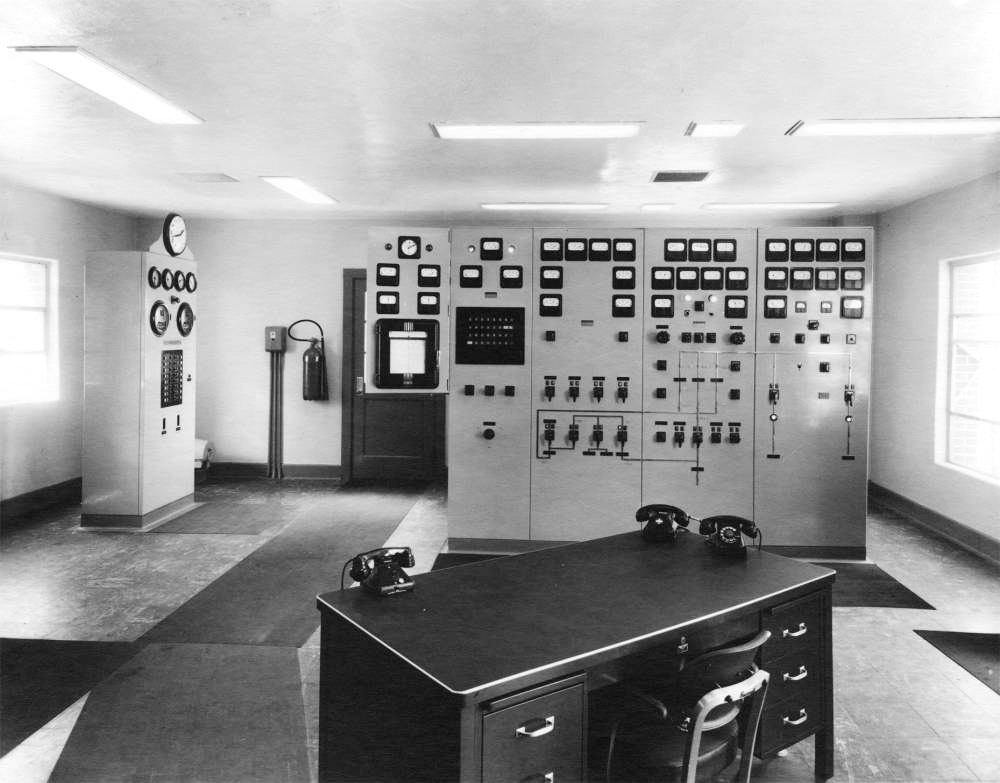 Room with electrical equipment