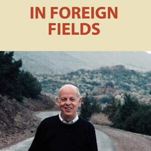 Book cover picturing an older man in a sweater standing on a road in a hilly area