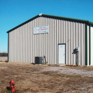 Multistory metal building "Conway County Fire Department"