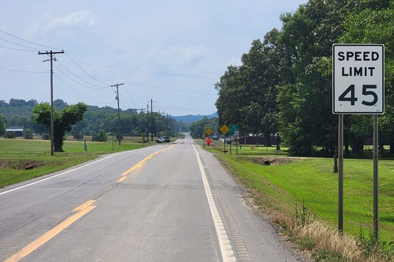 Entering Ola Encyclopedia of Arkansas