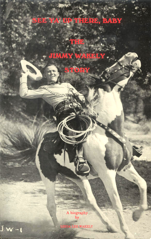 Book cover featuring white man in western wear on horseback holding hat