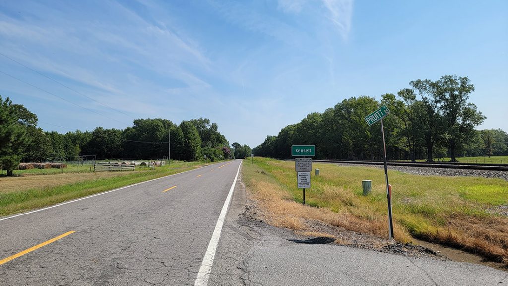 Entering Kensett Encyclopedia of Arkansas