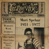 Newspaper cover with photo of girl in overalls "Grapevine"