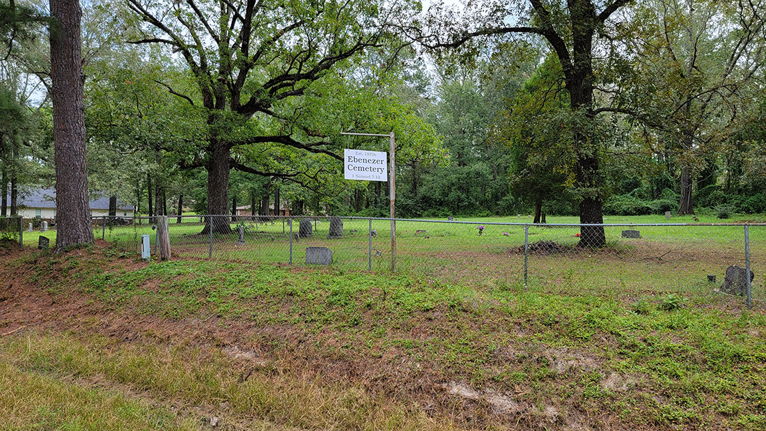 Cemetery with gravestones