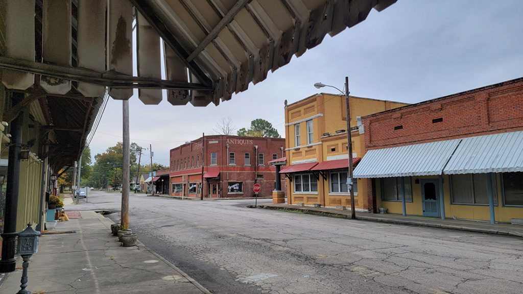 Atkins Street Scene - Encyclopedia of Arkansas