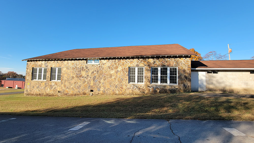 Menifee High School Gymnasium (Rear view) Encyclopedia of Arkansas