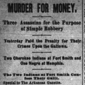 "Murder for Money" newspaper clipping