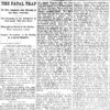 "The Fatal Trap" newspaper clipping