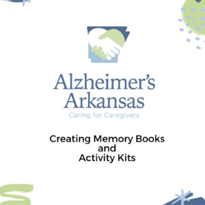 Cover of a booklet "Alzheimer's Arkansas"