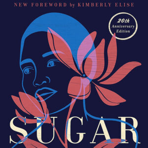 Book cover featuring silhouette of African American woman and flower