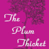 hot pink book cover featuring embroidered plum tree
