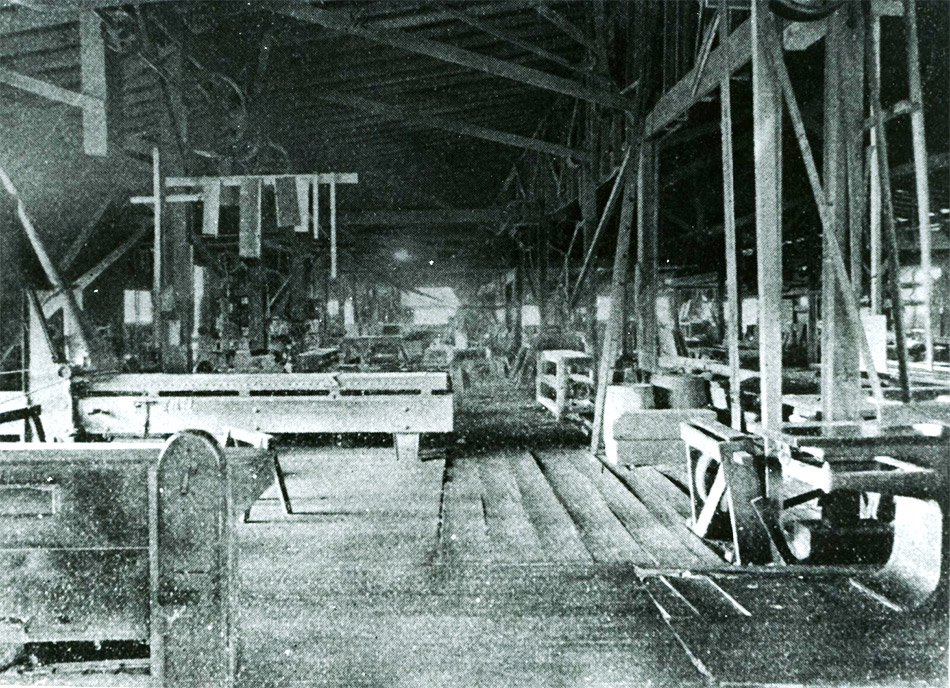 Interior of manufacturing shop with lots of equipment