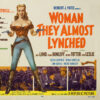 Movie poster featuring busty woman with pistols