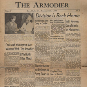 Front page of a newspaper called the Armodier