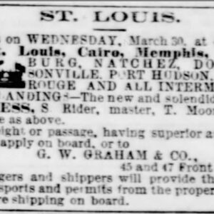 "St. Louis" newspaper clipping